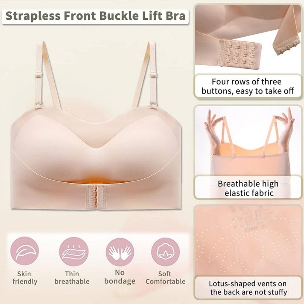 Bralette Wireless Soft - Мягкий бесшовный бюстгальтер-невидимка без бретелек с