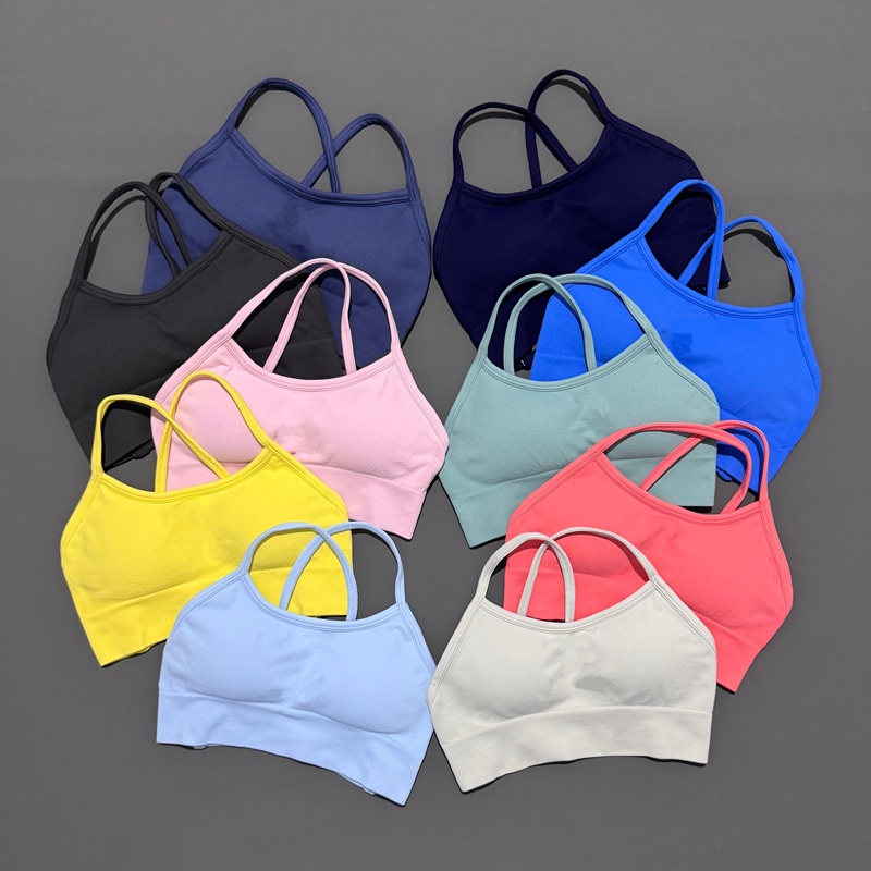 Sports Bra High Impact - Histello спортивный бюстгальтер с открытой спиной,