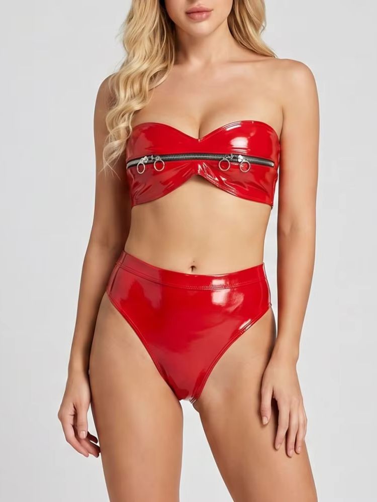 Комплект из блестящей искусств – обзор и цена Thong Bikini Women